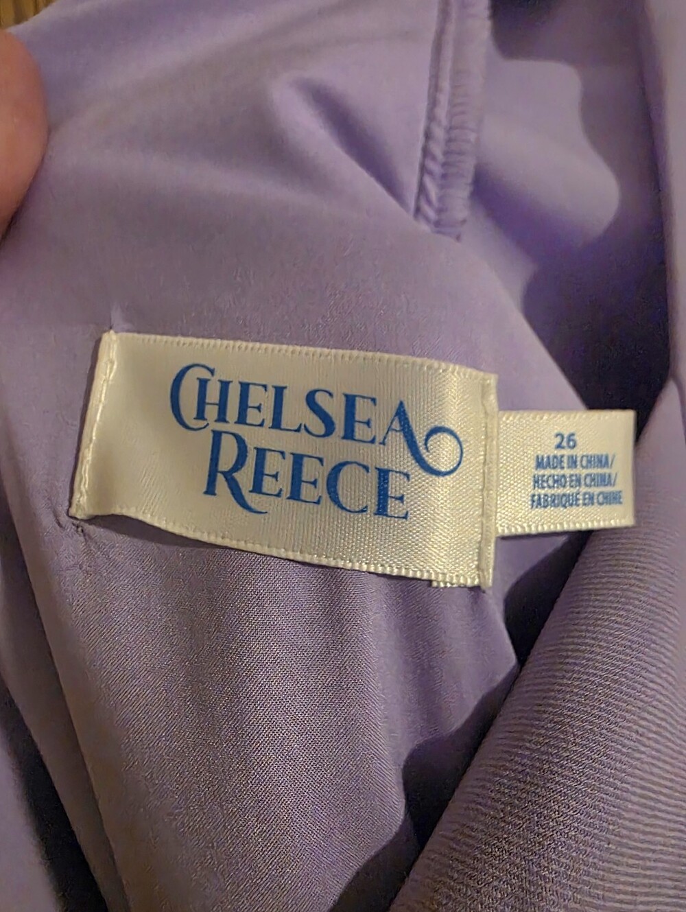 Chelsea Reece Purple Dress - Picture 3 of 3